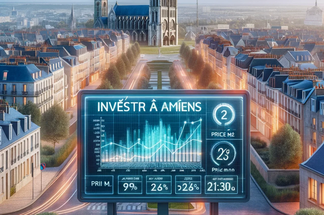 Investir à Amiens : prix m²